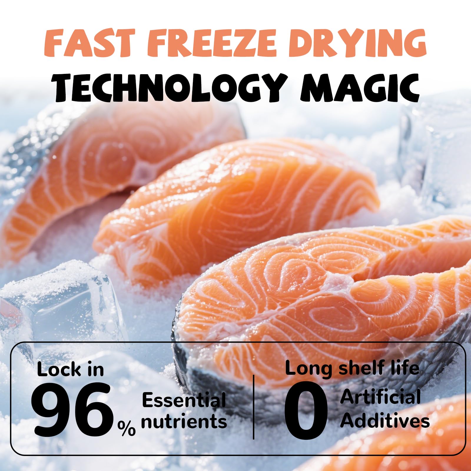 PAWUP Salmon treats used as a training reward during sessions.