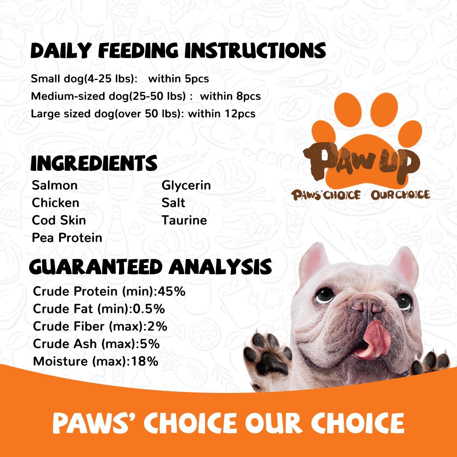 PAWUP training-reward-snack—smoked flavor to motivate dogs during sessions.