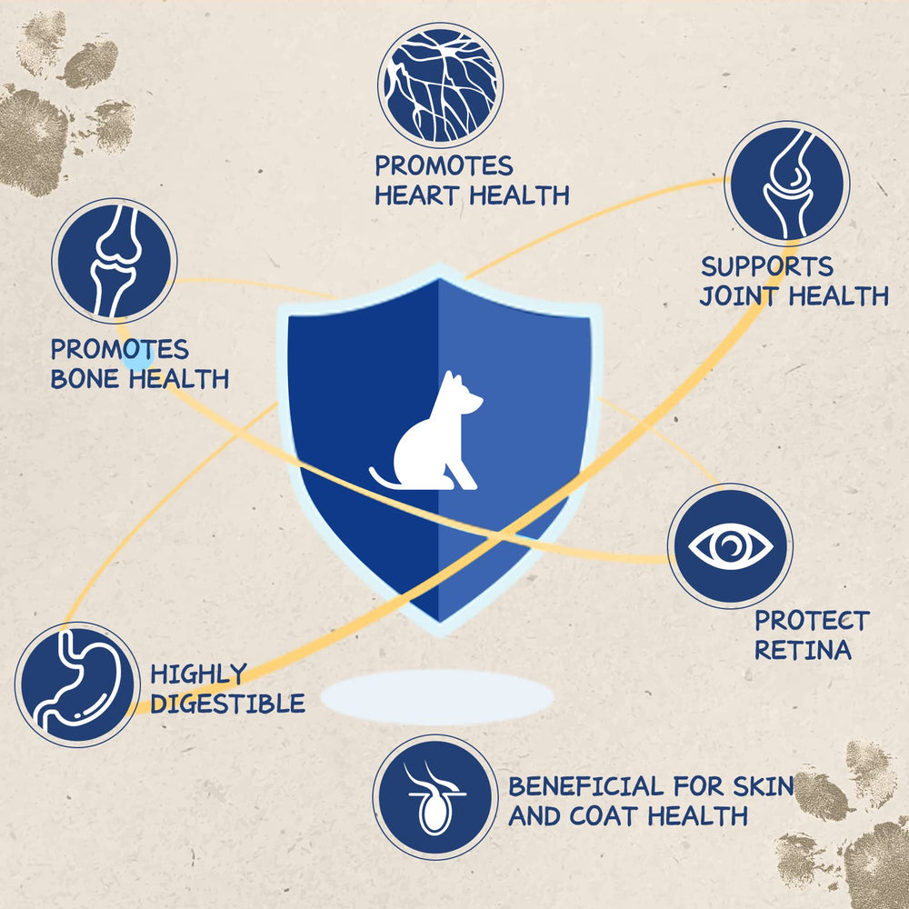 PAWUP treats on kitchen floor showing daily snack use for training rewards.