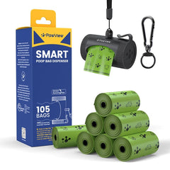 PawView dispenser with retractable design for tidy bag handling and spill prevention