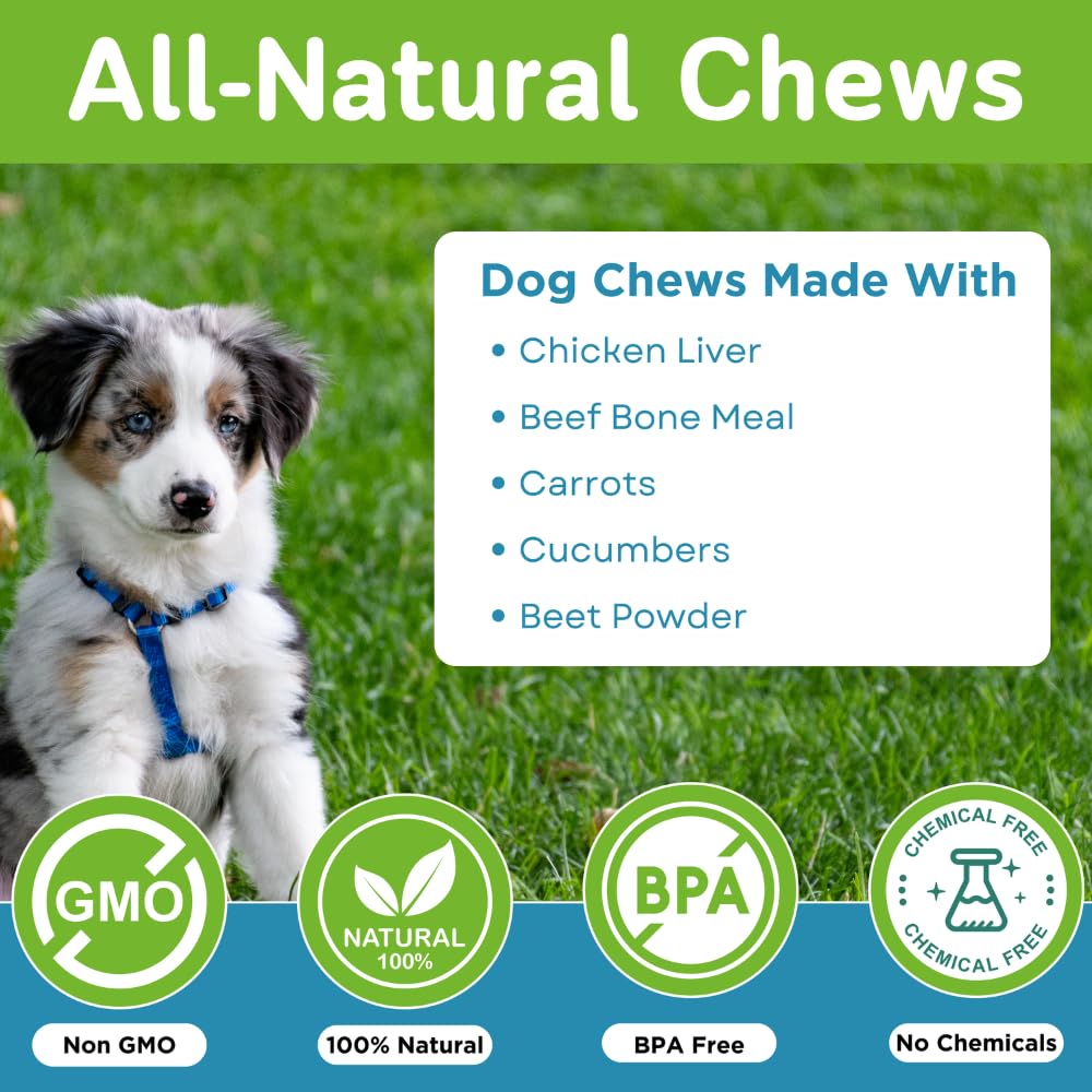 PawVital Mess-free chews emphasize easy use without spills or strong odors.