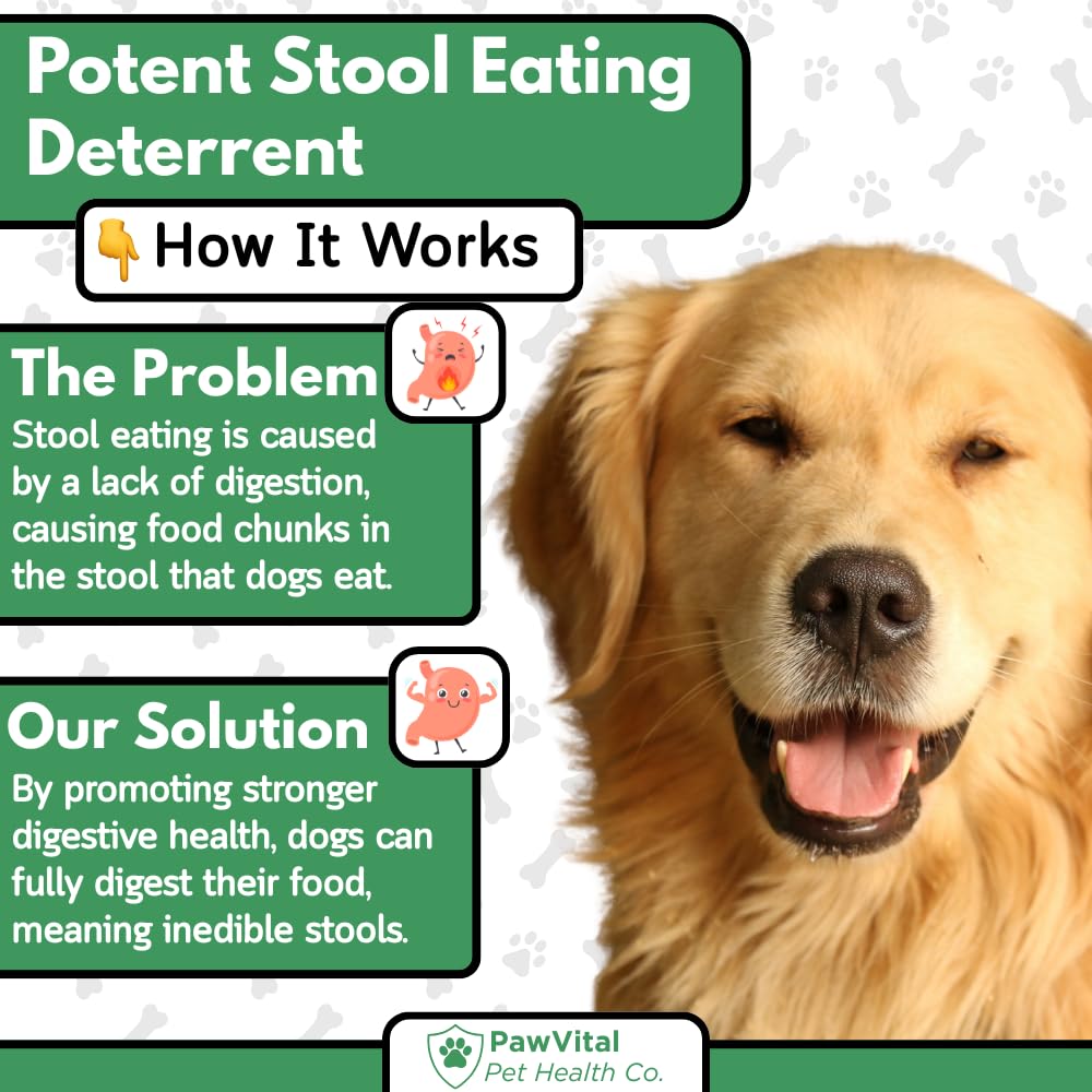 PawVital No Poo Chews breath-freshening herbs closeup suggests reduced odor.