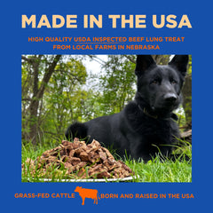 PAWW CHEW Beef Lung Treats digestible texture close-up ideal for sensitive stomachs