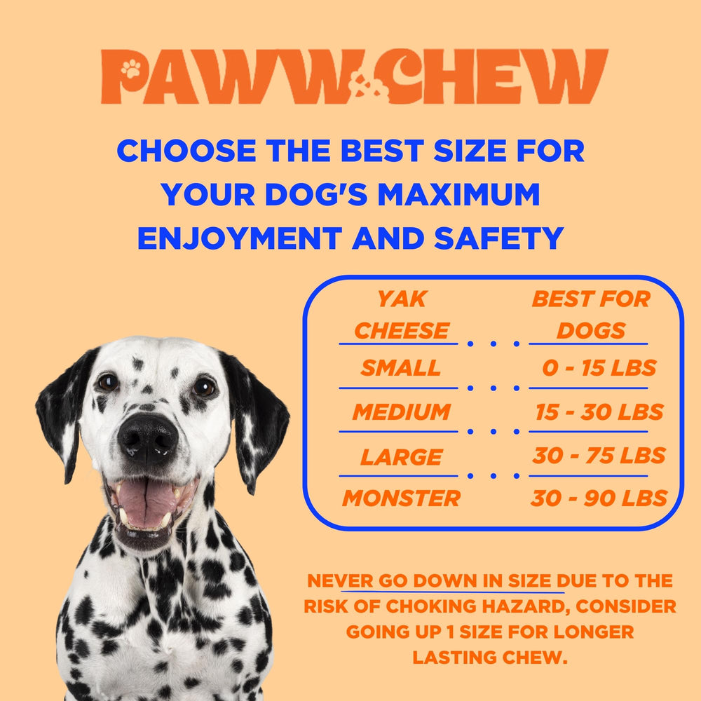 PAWW CHEW Yak Cheese Stick dense texture supports long-lasting chewing for small dogs