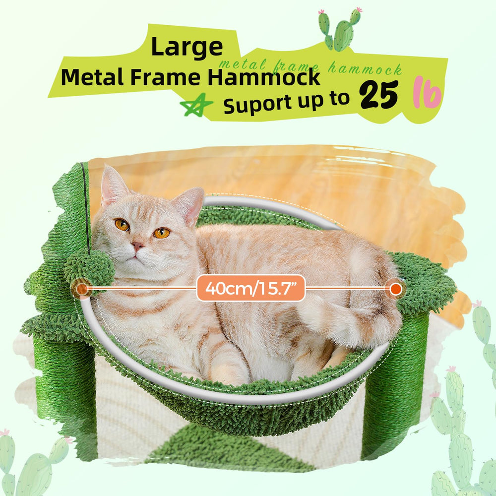 PAWZ Road cactus cat tree sisal posts promote healthy claw care