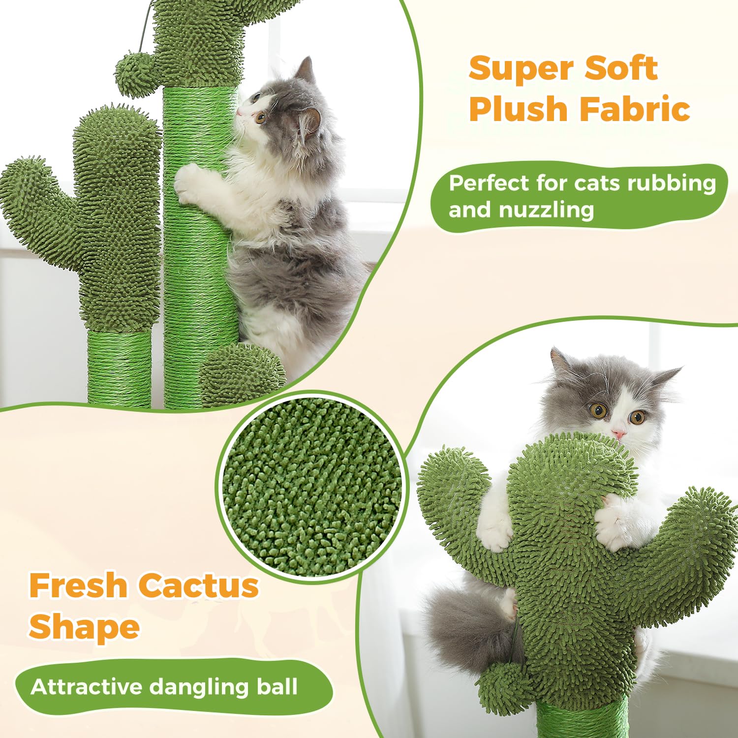 PAWZ Road cactus-desert-base adds stylish flair while blending with modern decor.