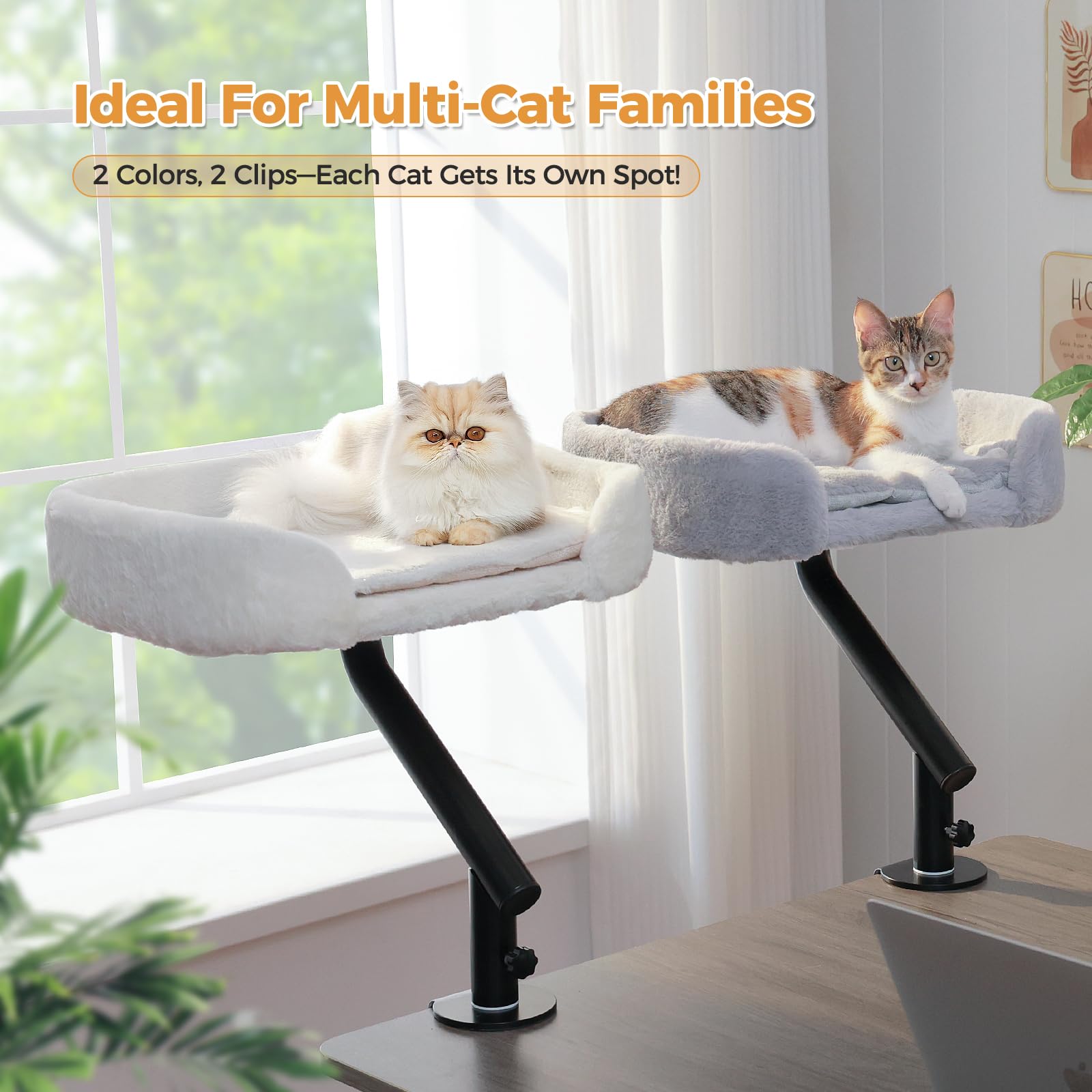 PAWZ Road cat desk bed space-saving-design conveys compact mounting for small spaces
