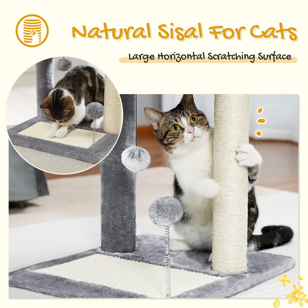 PAWZ Road cat scratching post bed assembly is quick and straightforward.