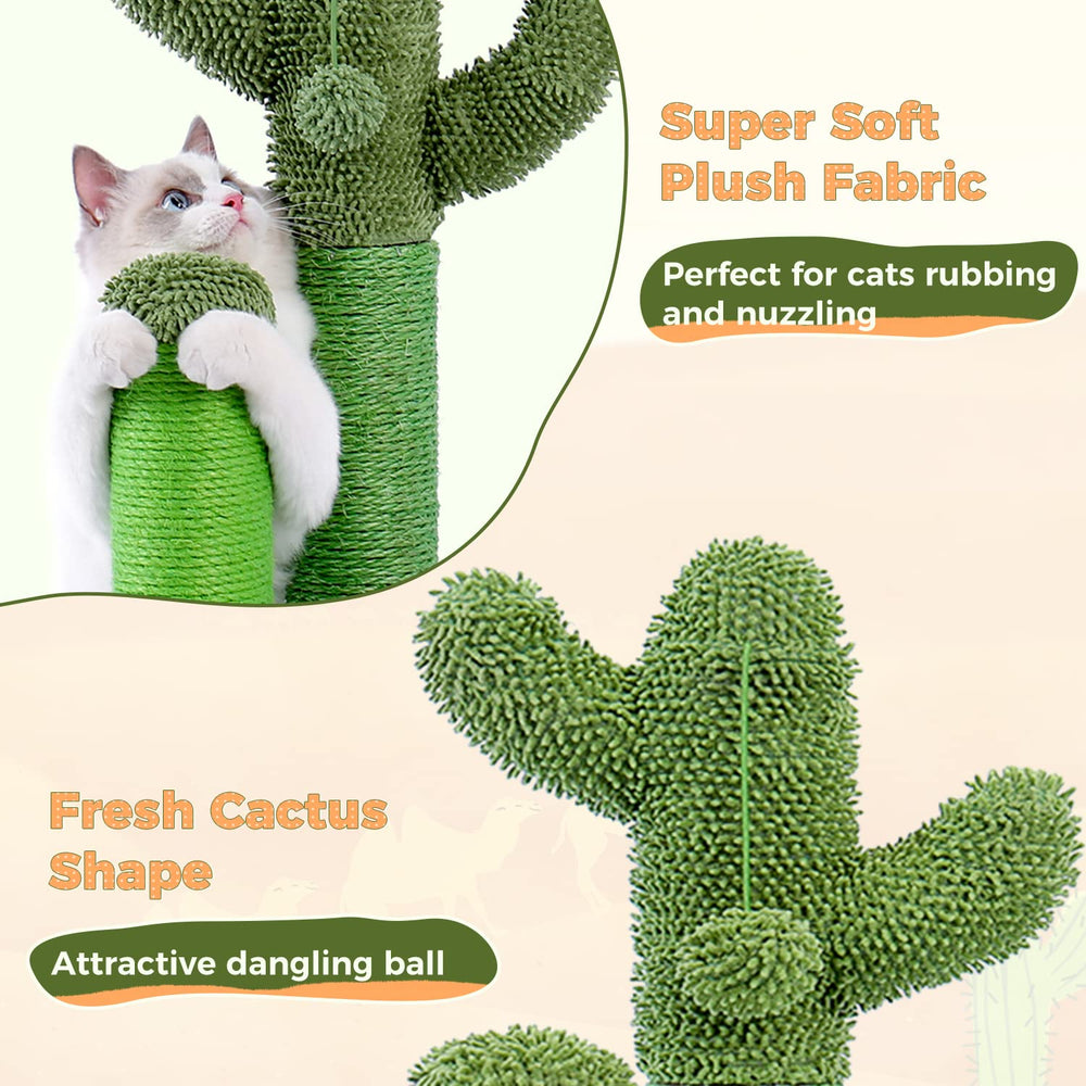 PAWZ Road cactus-dangling-ball interactive toy for play