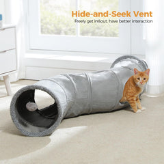 PAWZ Road cat tunnel peep holes for observation and playful peeking