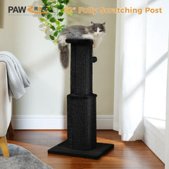 PAWZ Road 32-inch sisal post delivers long-lasting scratching satisfaction.