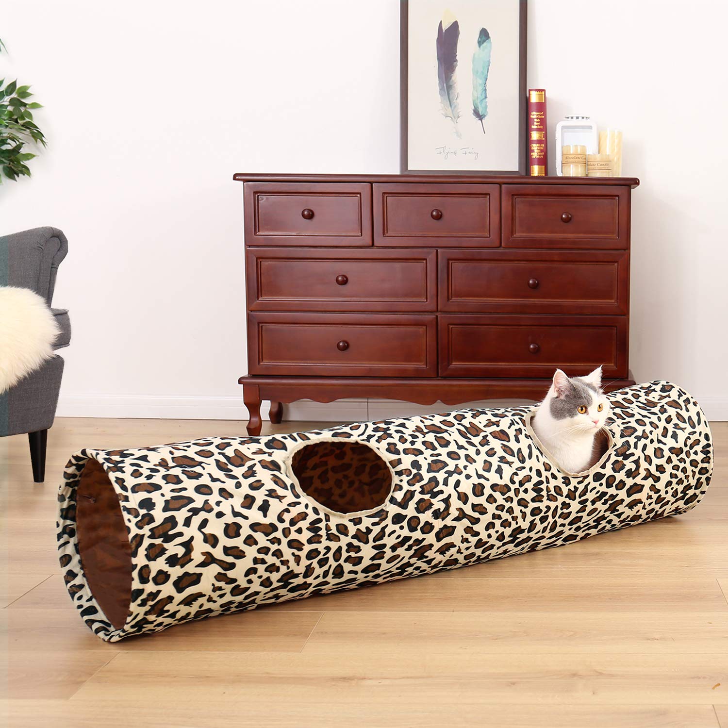 PAWZ Road XL tunnel ground stakes demonstrates secure setup during play.