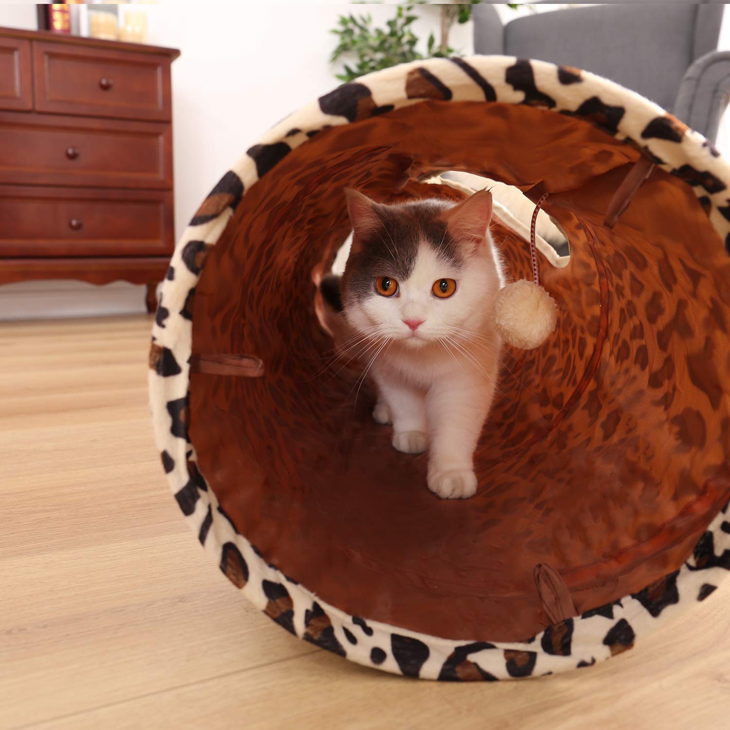 PAWZ Road XL tunnel outdoor use demonstrates versatile indoor outdoor play setup.
