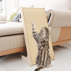Pawzentic cat-scratcher indoor ramp 28in height supports easy stretching and playful scratching