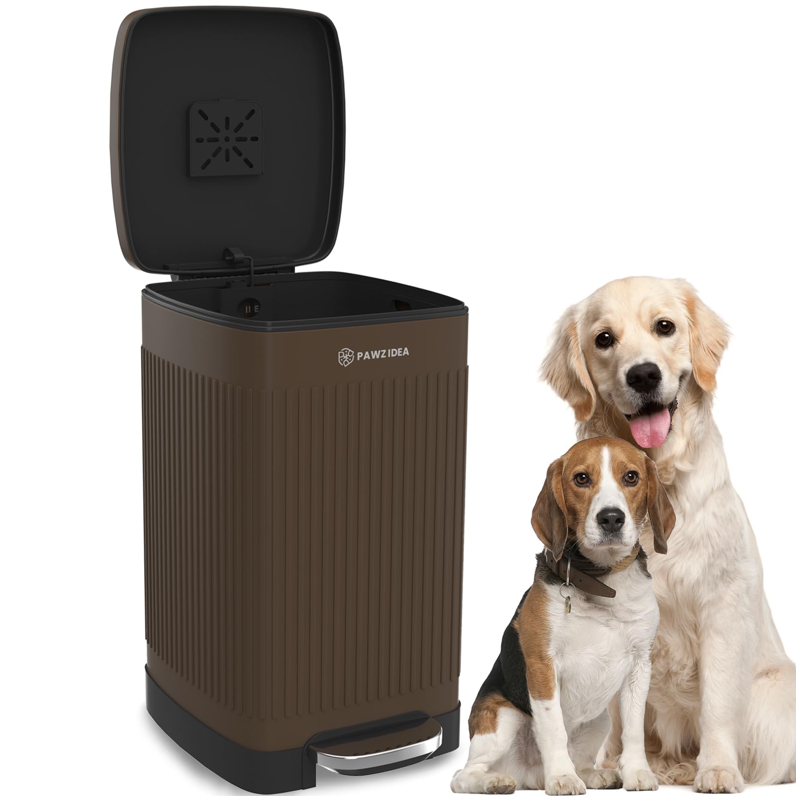 PAWZIDEA activated carbon density boosts adsorption for longer-lasting freshness.