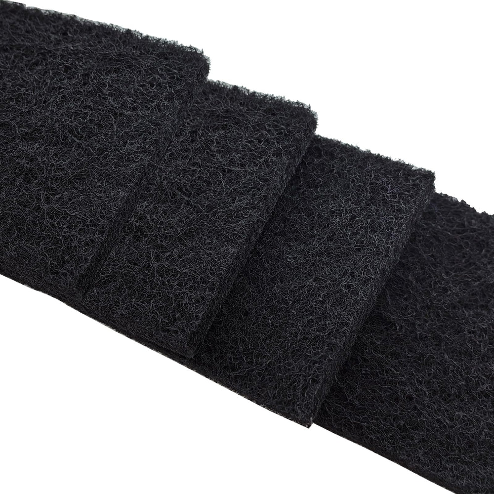 PAWZIDEA carbon filter square closeup showing high-density odor adsorption for pet waste areas.