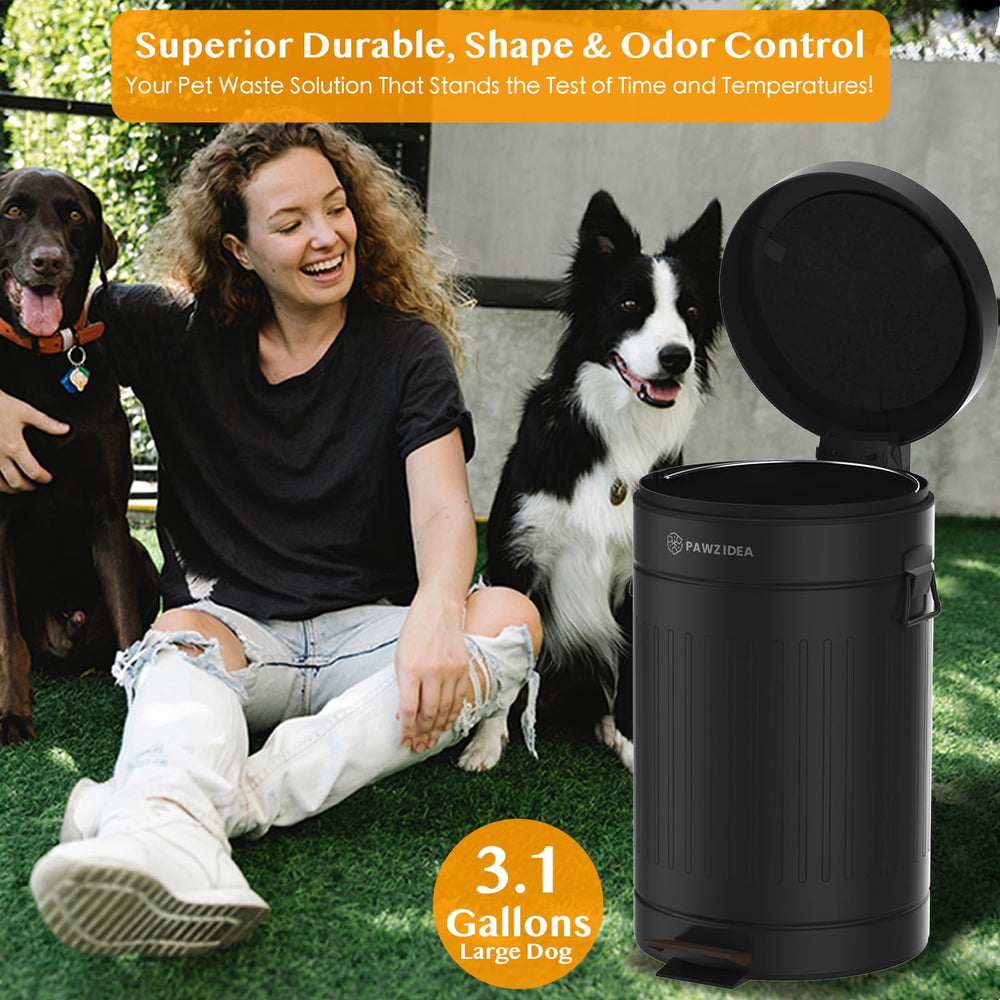 PAWZIDEA metal construction demonstrates durability and heat resistance.