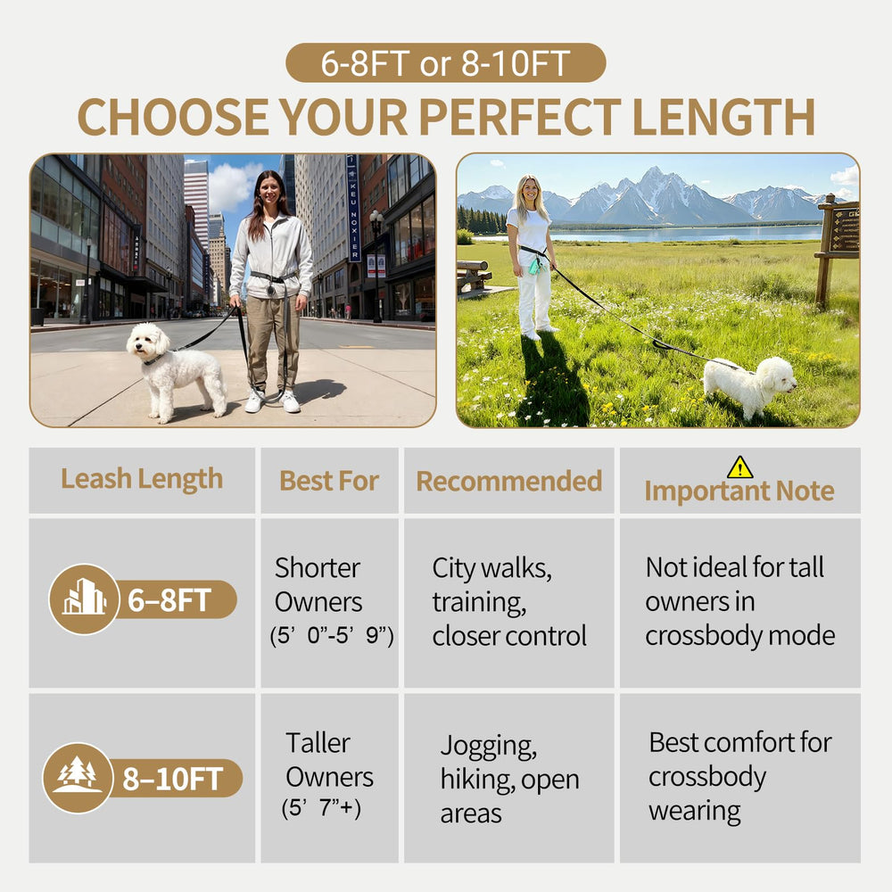 PAWZPAL bungee-shock-absorption leash reduces jerks on strong dogs