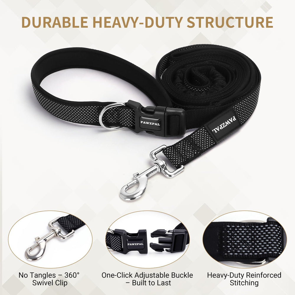 PAWZPAL poop-bag-carrier leash keeps waste management hygienic and hands-free