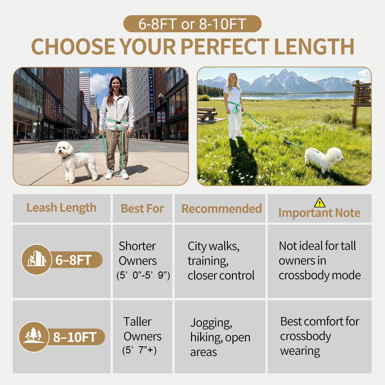 PAWZPAL waist belt option provides secure, comfortable control during long hikes.
