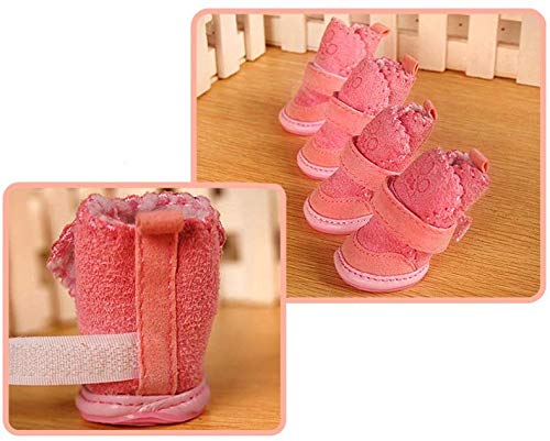 Payanwin Australia Boots pink heel view showing paw protection and floor-scratch defense.