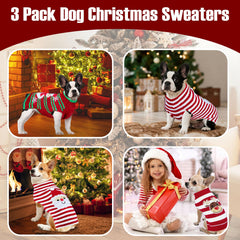 PAYHTOW Reindeer dog sweater great for family celebrations