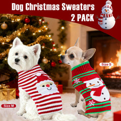 PAYHTOW dog Christmas sweater snowman pattern for cozy holiday outings.