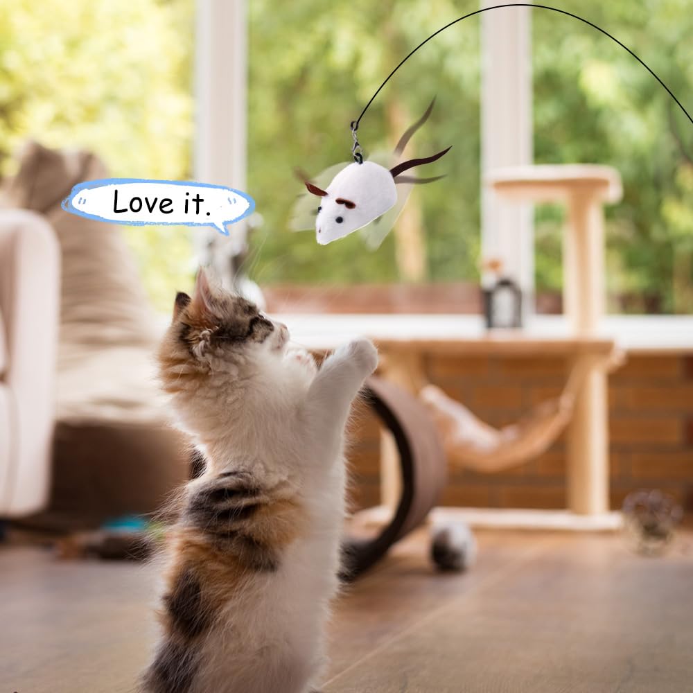 PAZ'S GIFT cat wand toy ideal for indoor play