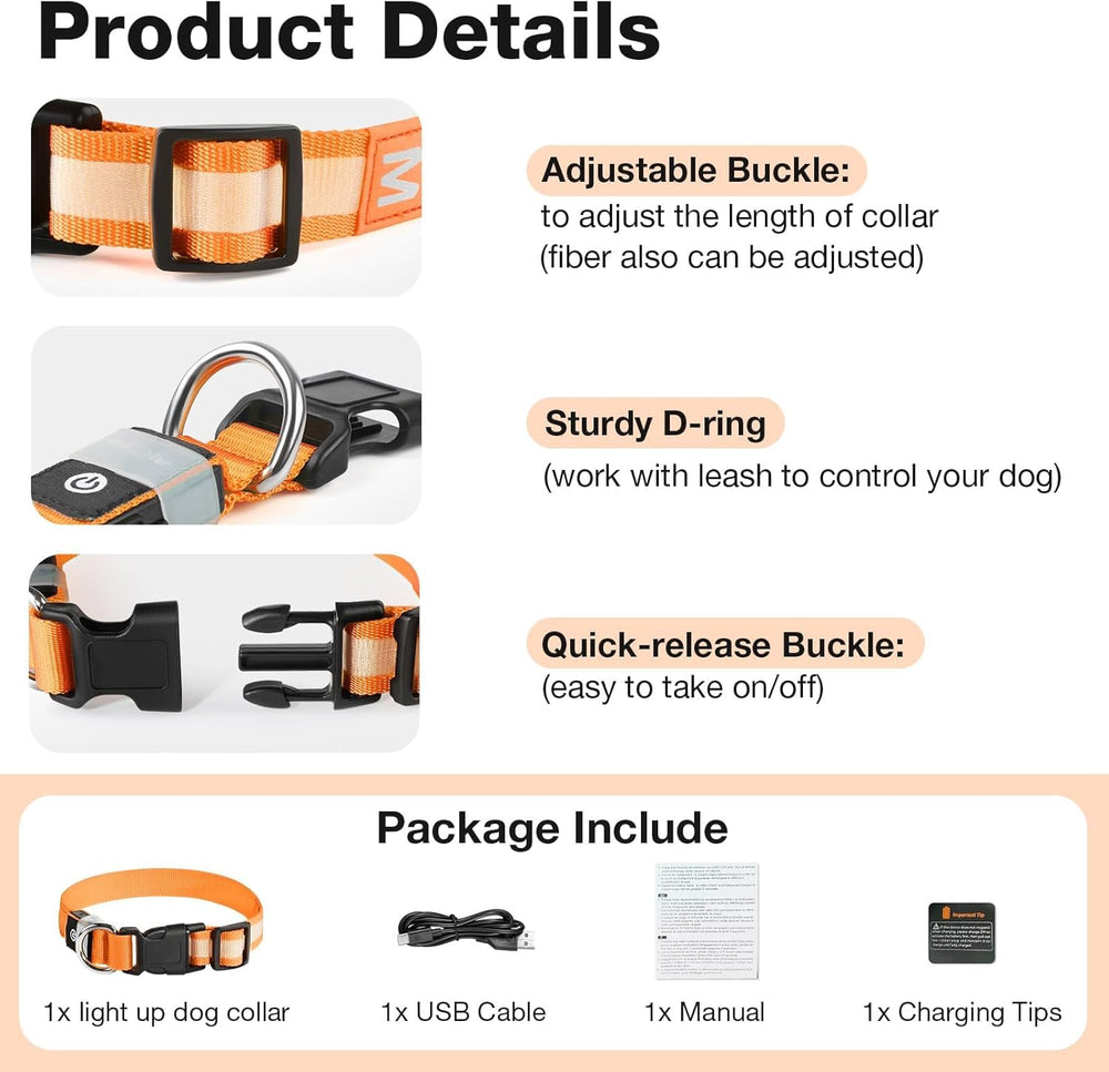 PcEoTllar adjustable quick-release buckle secures a comfortable fit