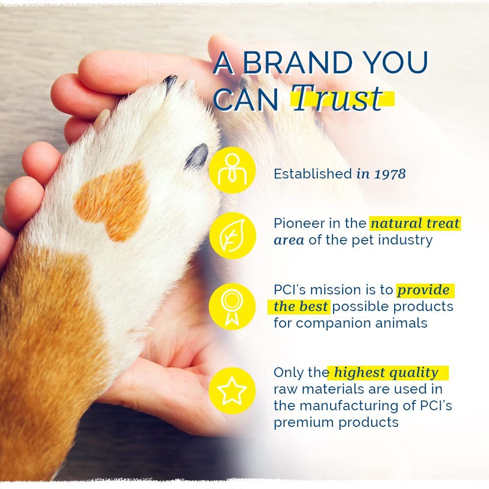 PCI Cow Bones 10 Pack odorless chew provides mess-free chewing