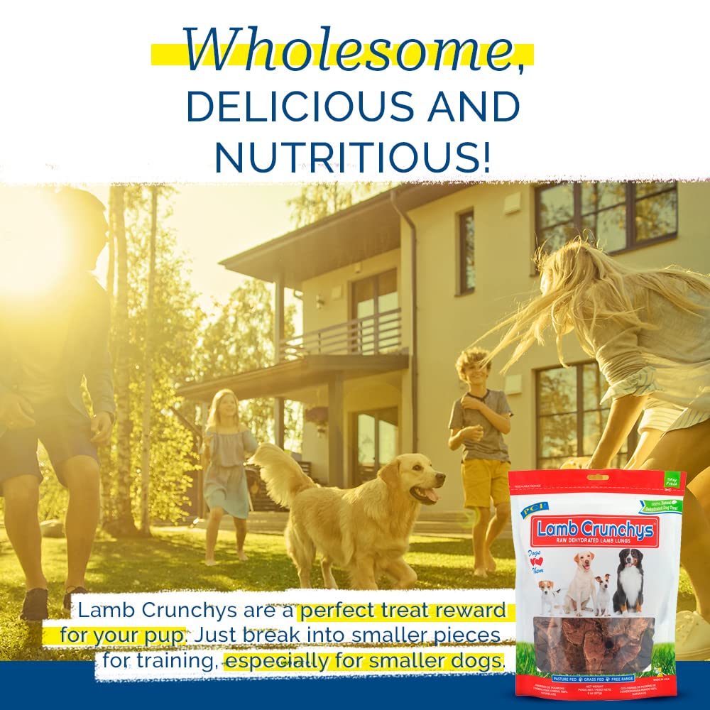 PCI Dehydrated lamb lung close-up with crisp, savory bites