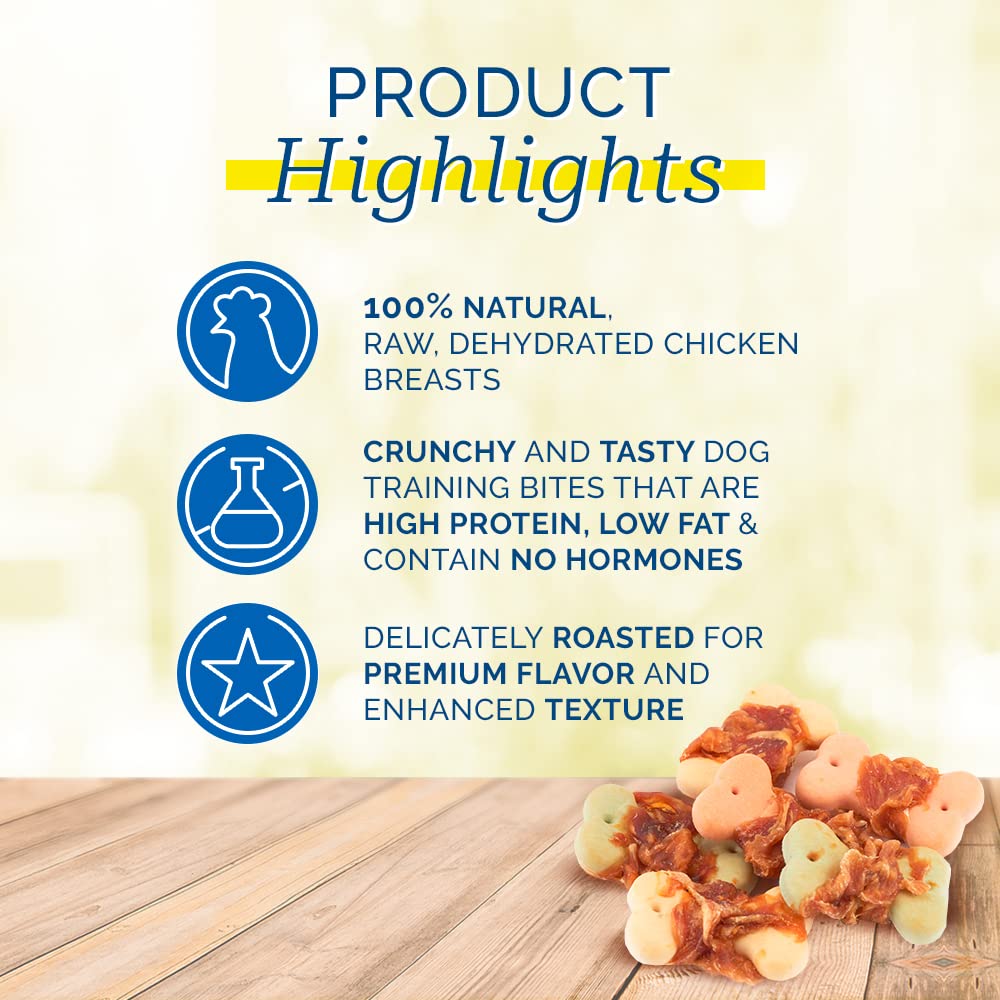 PCI Pet Center Inc. biscuits wrapped with chicken breast highlight a wholesome training reward