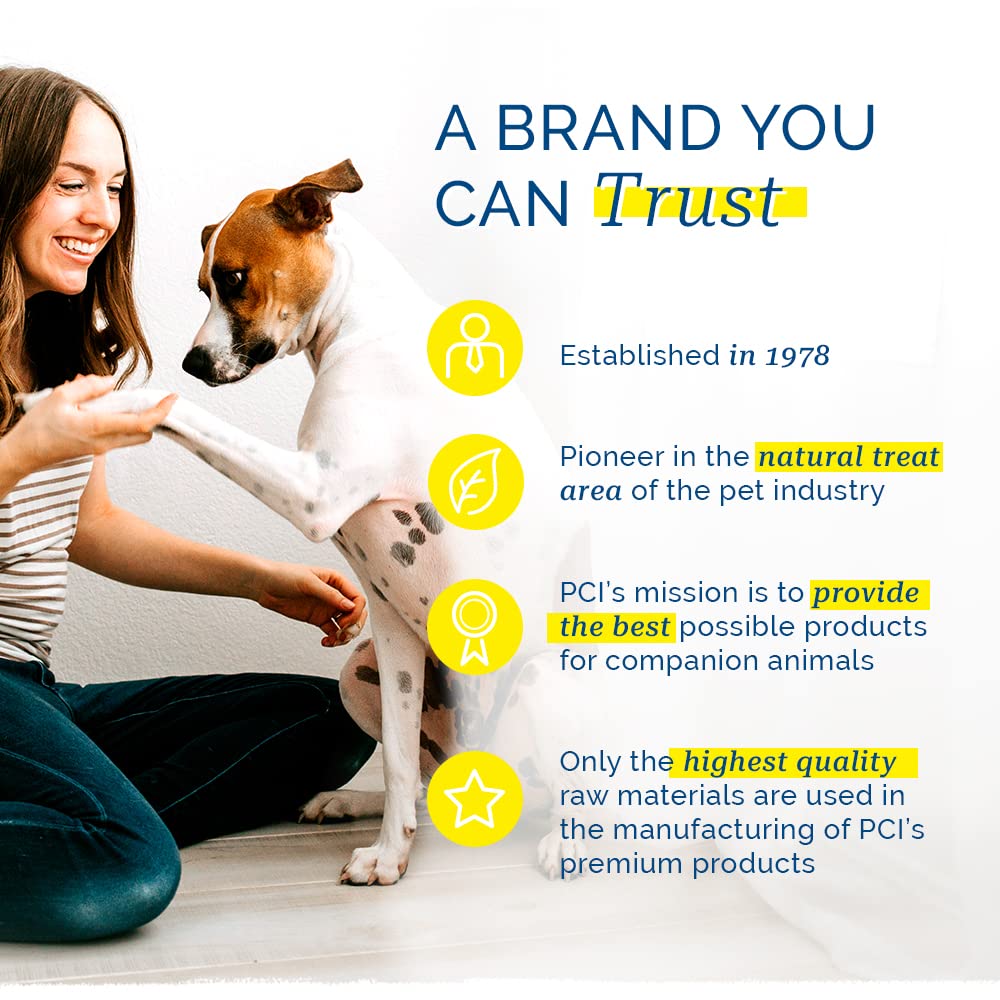 PCI Pet Center USA processing label image indicating USA-made quality