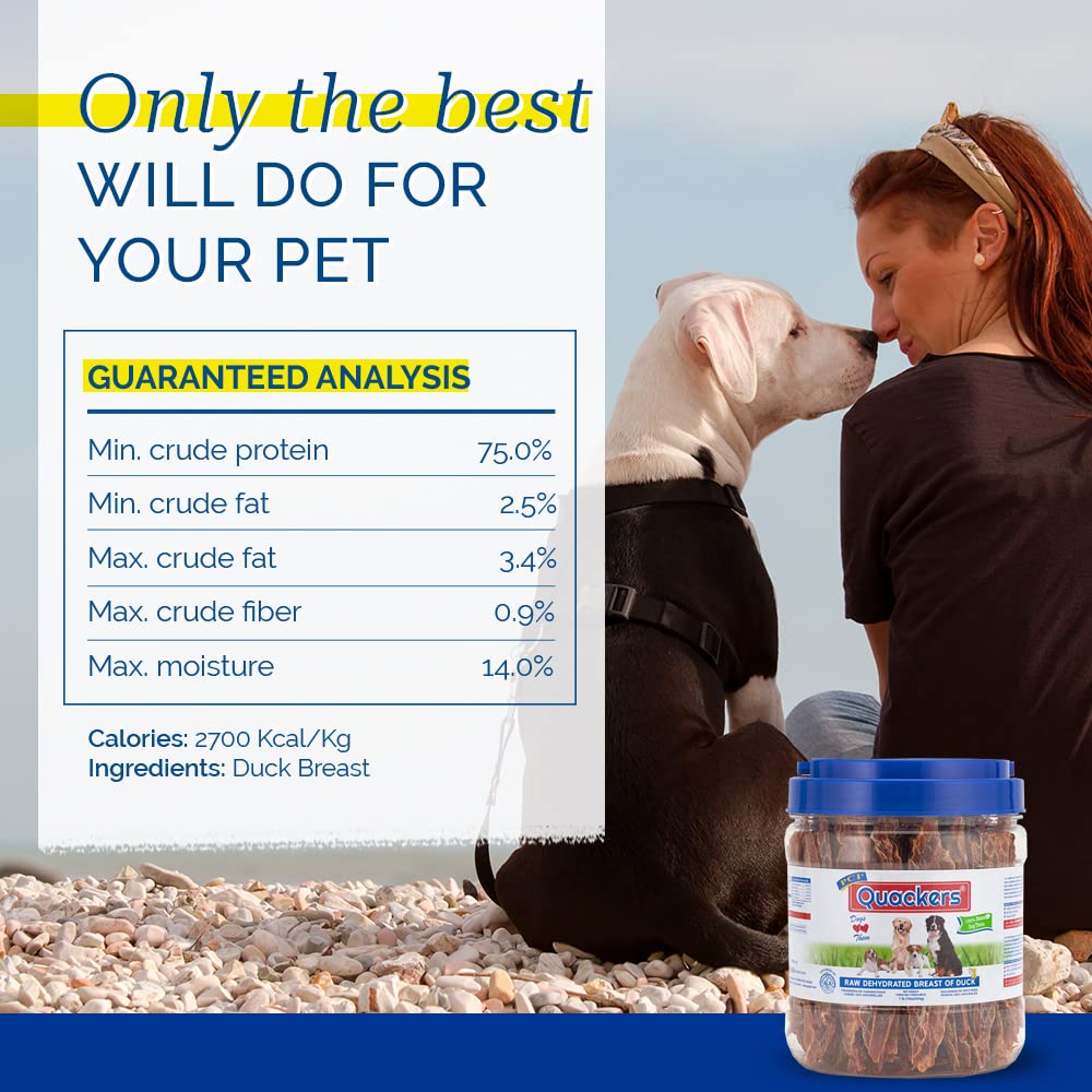 PCI Quackers duck breast treat close-up texture for training