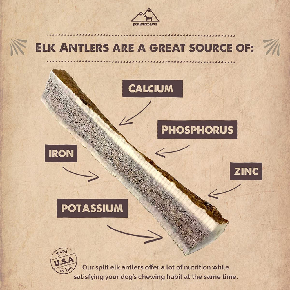 peaksNpaws naturally shed elk antler from Rocky Mountains emphasizes sustainable sourcing