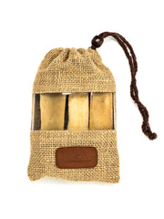 peaksNpaws packaging shows natural ingredients for dogs, a clean lactose-free snack