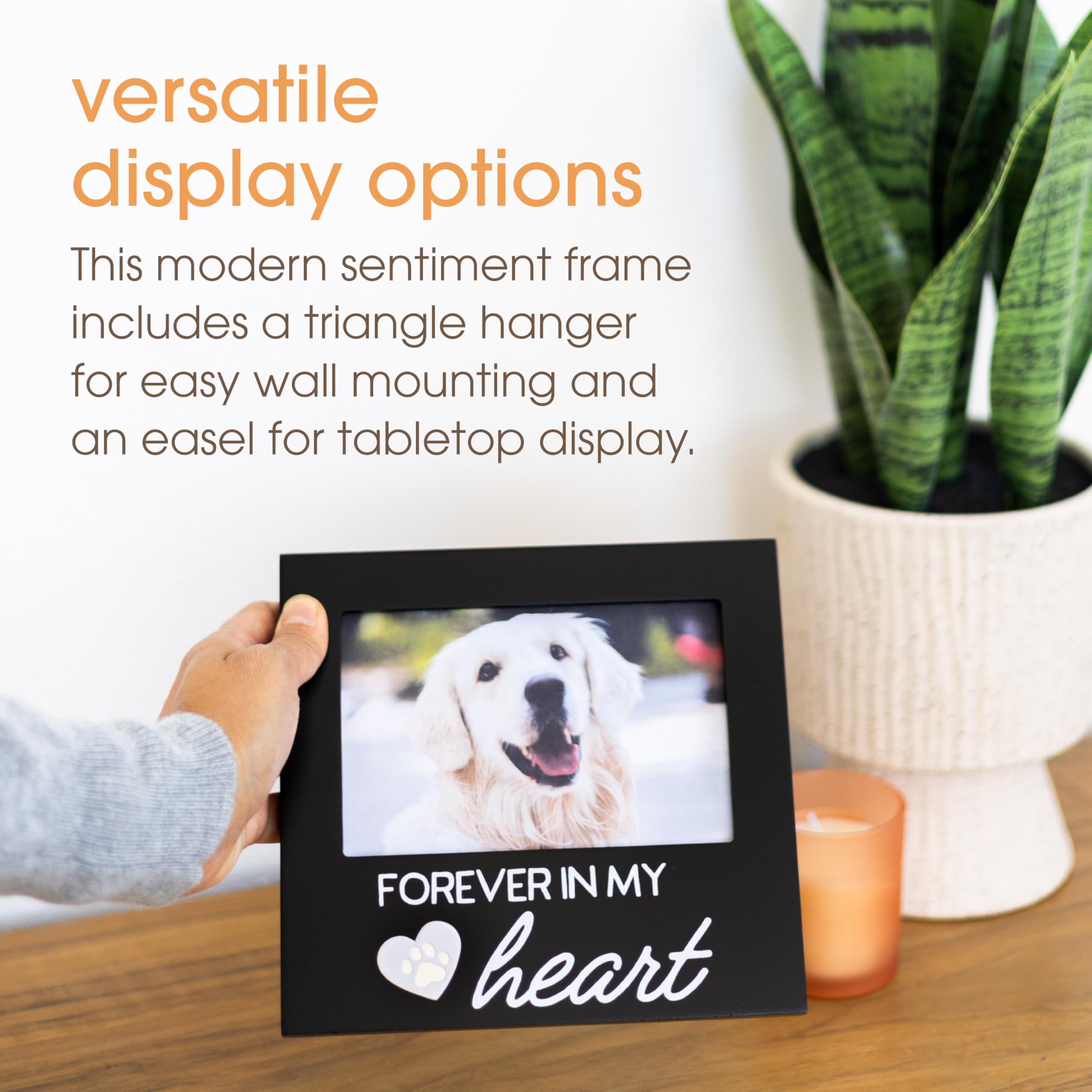 Pearhead Forever In My Heart frame easel-display for desk or shelf