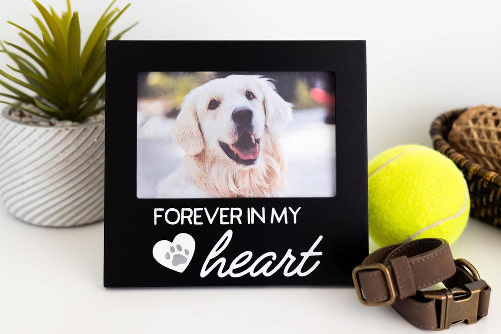 Pearhead Forever In My Heart frame with 4x6 photo demonstrates easy memory display