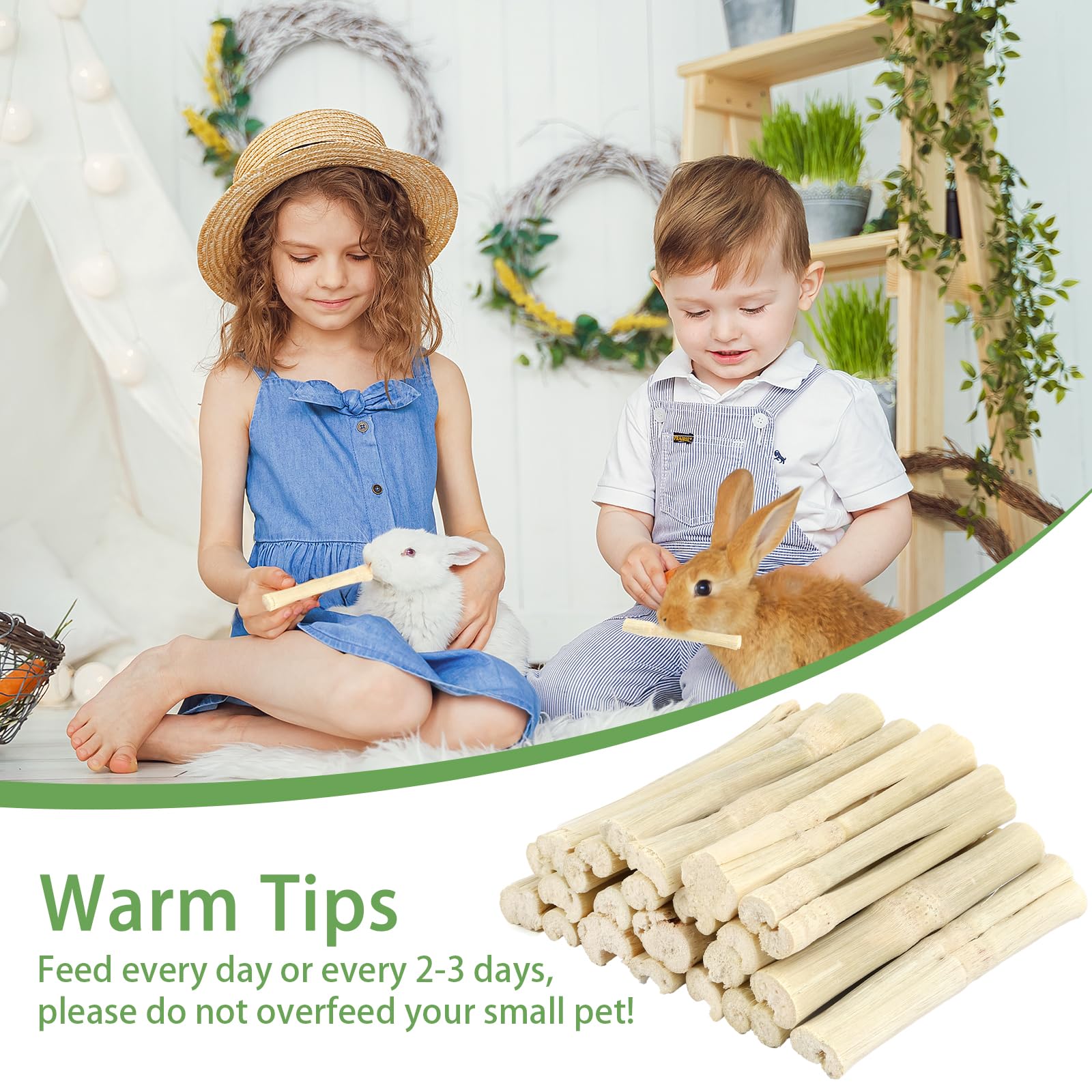 PEASUG bonding playtime image suggests sticks ease anxiety and boost interaction.