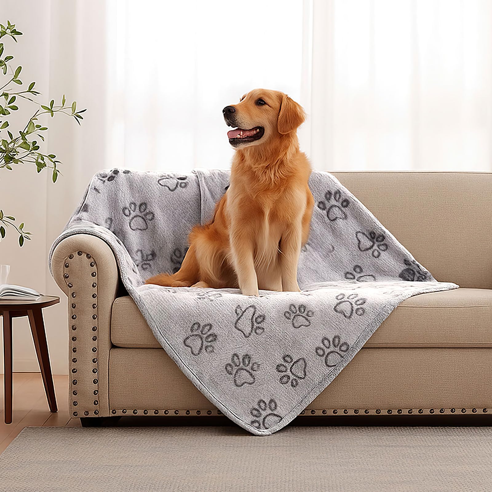 PEASUG puppy warmth blanket delivers cozy warmth during chilly nights.