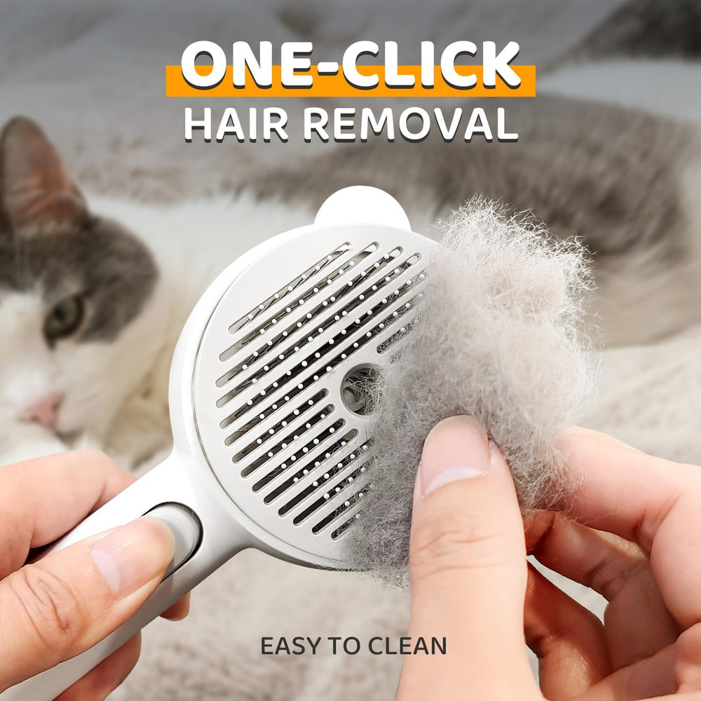 Pecait Cat Steam Brush suitable for pets of all sizes and coats.
