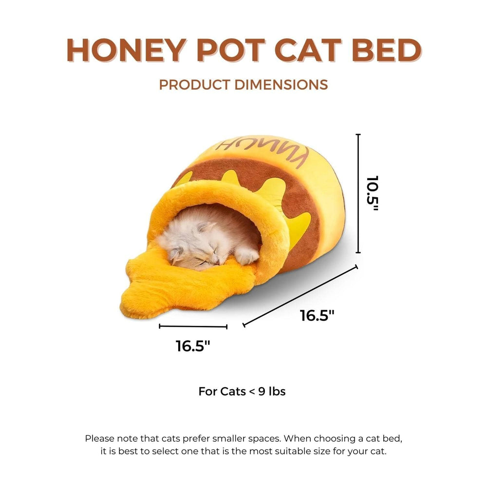 PECHVINO Honey Pot Cat Bed washable materials enable simple hygiene