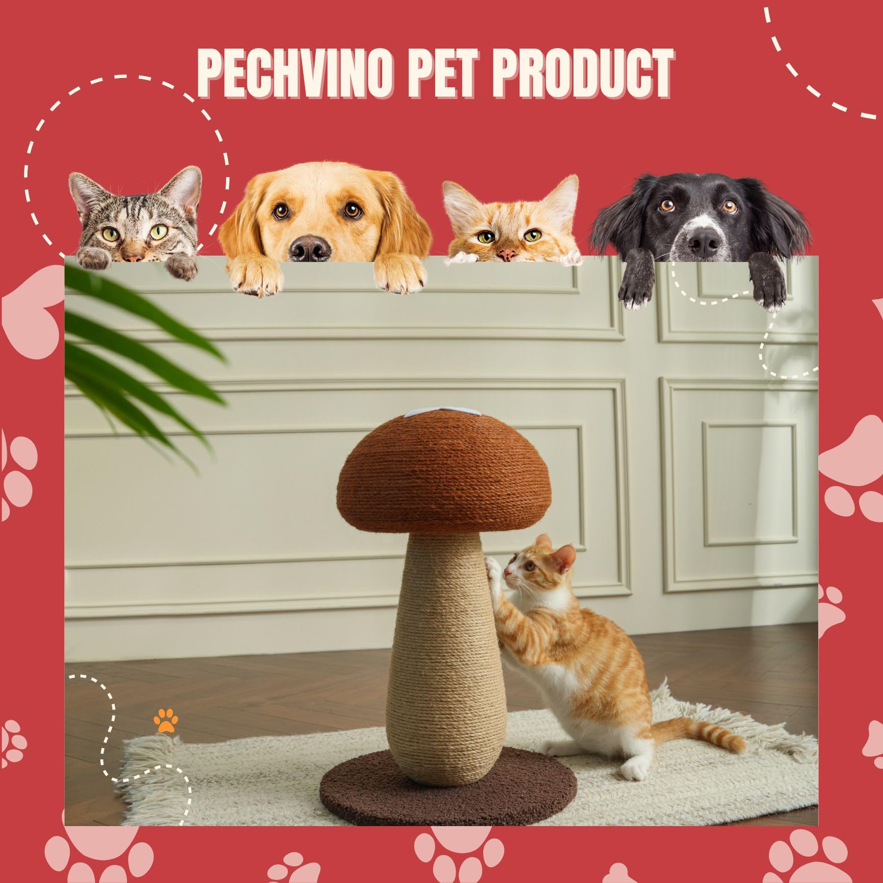 PECHVINO Shiitake decor-style image demonstrates a charming, nature-inspired home-ready design.