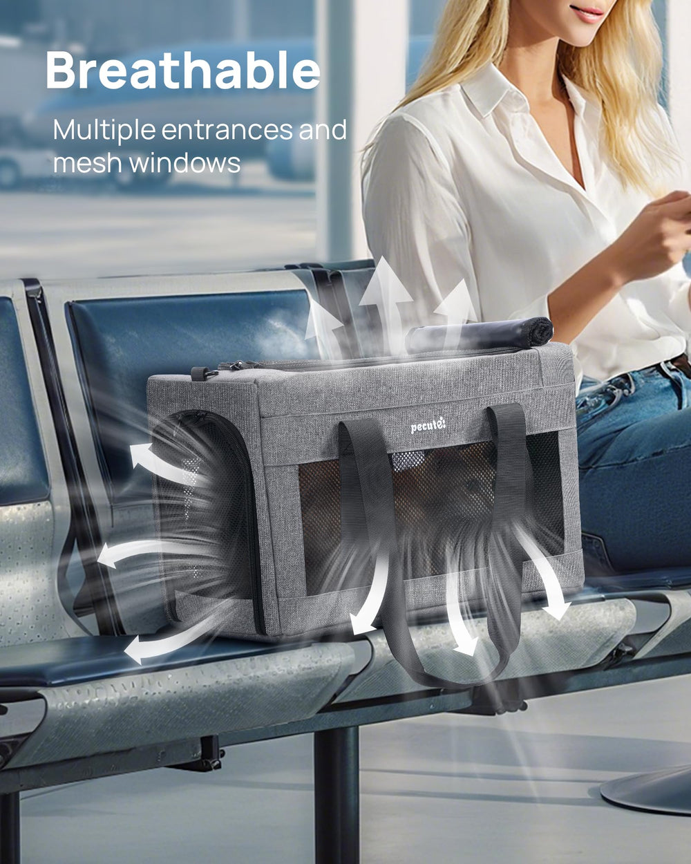Pecute wooden-base frame keeps the carrier steady while traveling