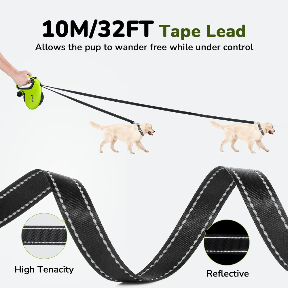 Pecute 360° anti-tangle design prevents knots during walks.