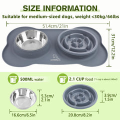 Pecute bone shaped silicone slow feeder emphasizes mindful eating with engaging design.