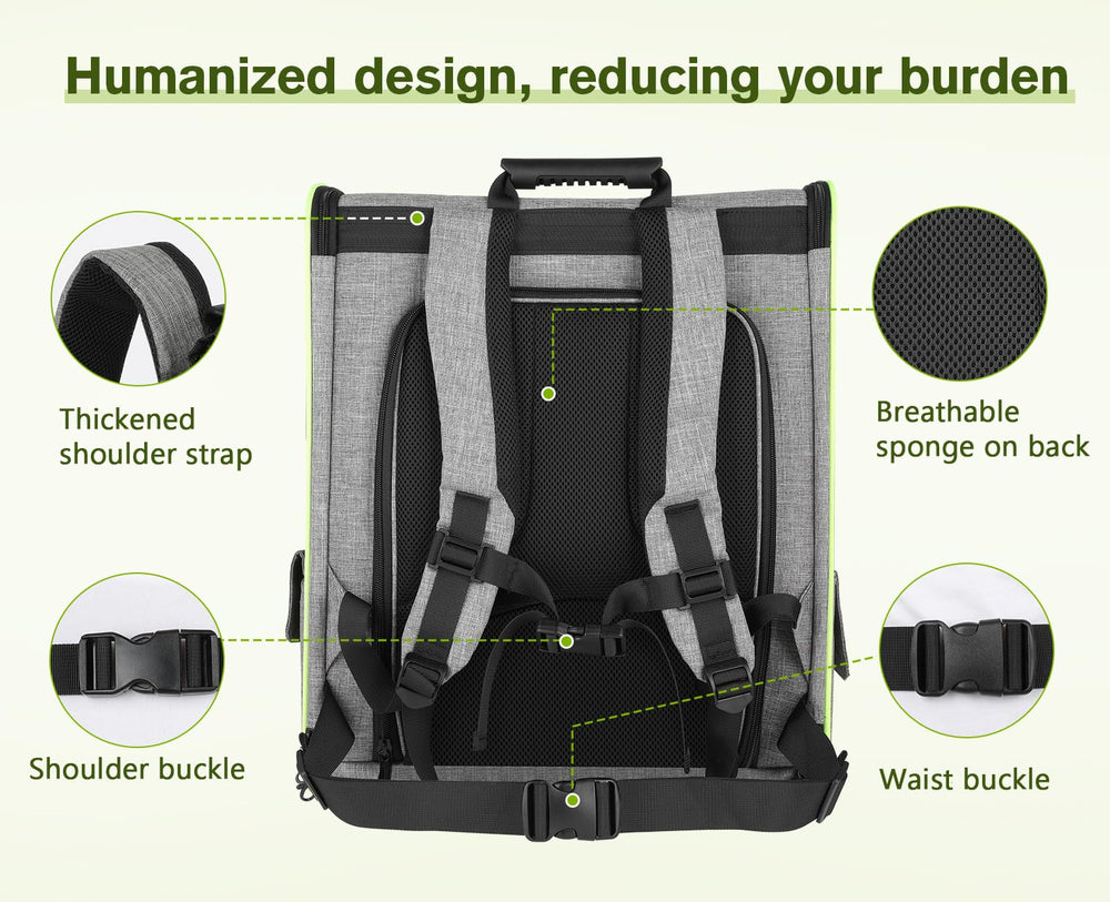 Pecute cat-backpack-oxford-cloth-material is waterproof and scratch-resistant for outdoors.