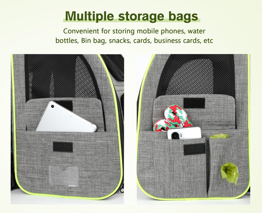 Pecute cat-backpack-shade-cover offers shade and privacy on hikes.