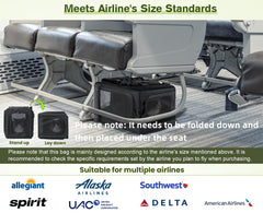 Pecute cat carrier durable steel frame highlights sturdy support and collapse resistance.