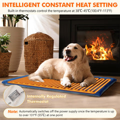 Pecute cat heating pad intelligent thermostats maintain safe warmth.